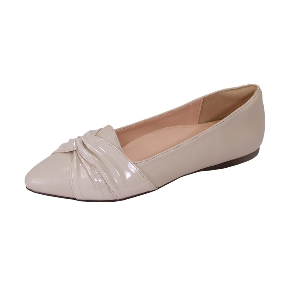 👡 Peerage Whitney Women's Wide Width Pointed Toe Casual Dress Leather Flats 👡
